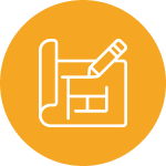 Plumbing installation icon - faucet, toilet, disposal service