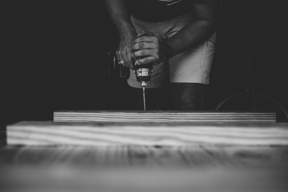 Professional handyman installing outdoor furniture Chicago